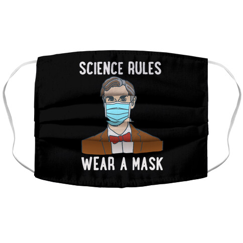 Science Rules Wear A Mask  Accordion Face Mask