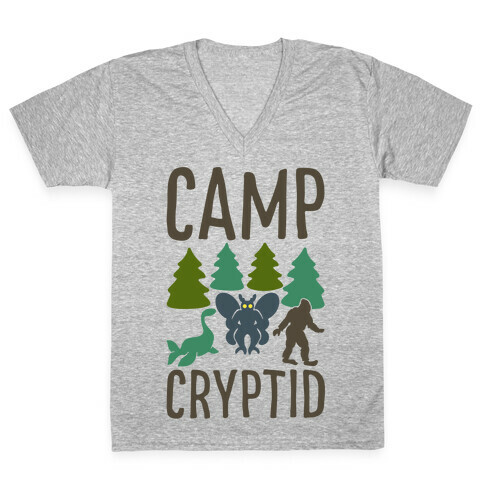 Camp Cryptid V-Neck Tee Shirt