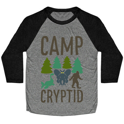 Camp Cryptid Baseball Tee