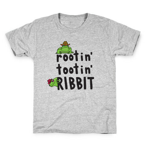 Rootin' Tootin' Ribbit Kids T-Shirt
