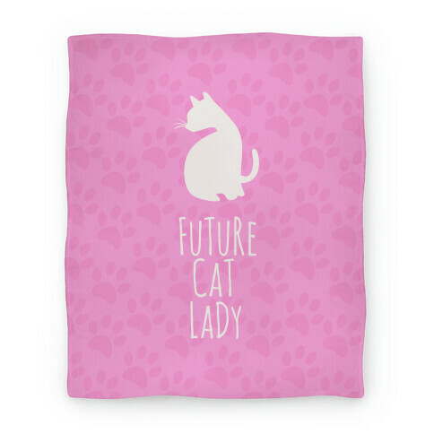 Future Cat Lady Blanket