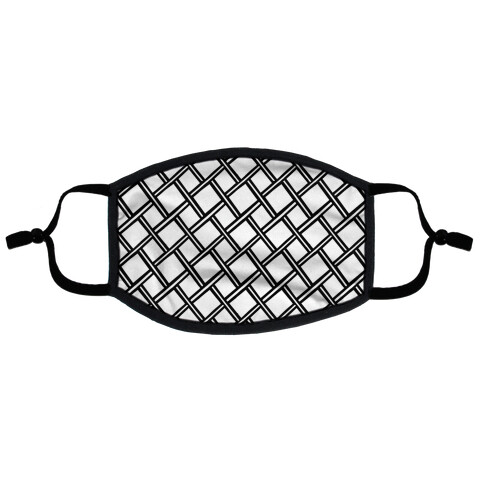 Weaving Pattern Flat Face Mask