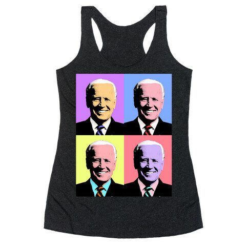 Pop Art Biden Racerback Tank Top