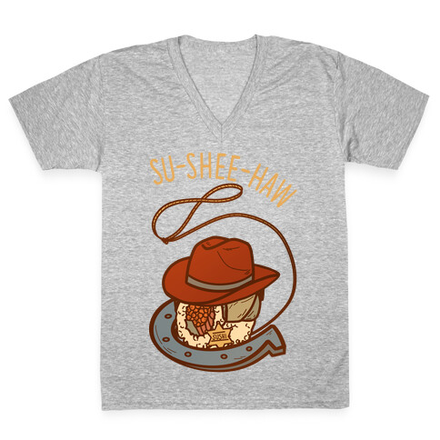 Su-Shee-Haw V-Neck Tee Shirt