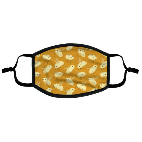Bee Fly Pattern Flat Face Mask