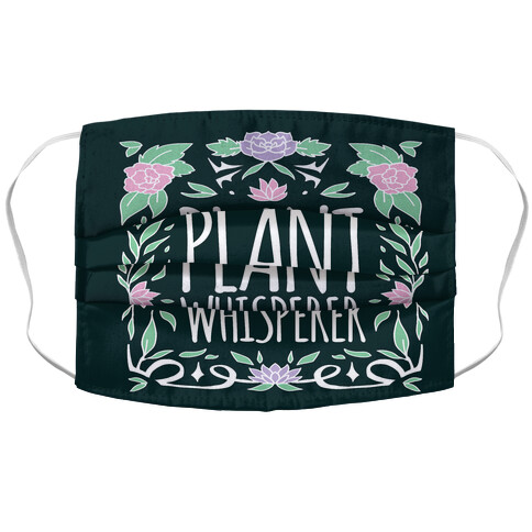 Plant Whisperer Accordion Face Mask