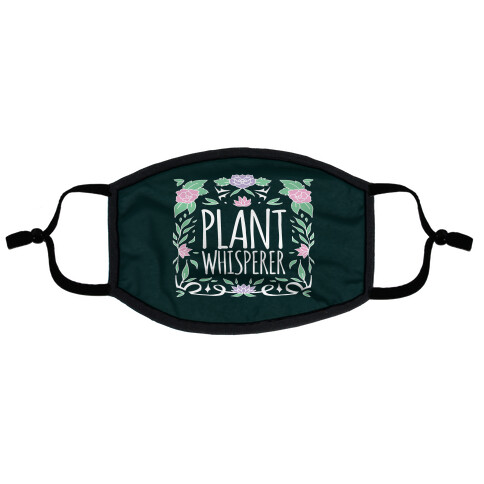 Plant Whisperer Flat Face Mask