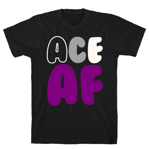Ace Af White Print T-Shirt