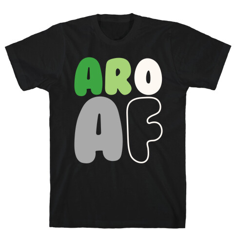 Aro Af White Print T-Shirt