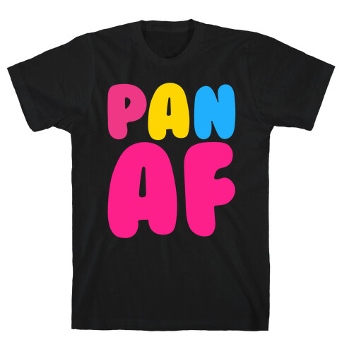 Pan Af White Print T-Shirt