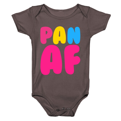 Pan Af White Print Baby One-Piece