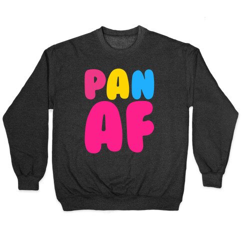 Pan Af White Print Pullover