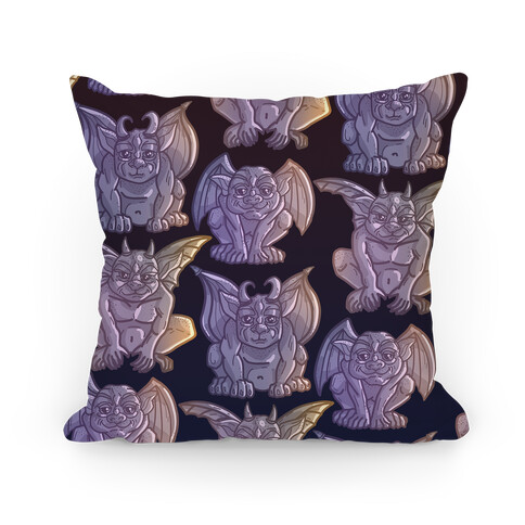 Gargoyles Pattern Pillow