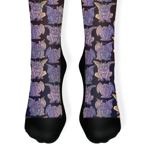 Gargoyles Pattern Sock