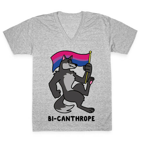 Bi-canthrope V-Neck Tee Shirt
