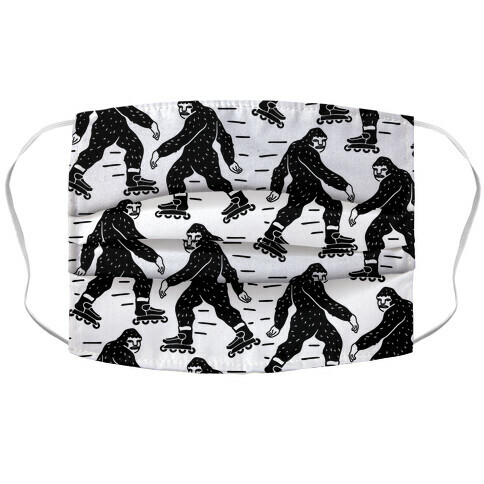 Later Haters Bigfoot Accordion Face Mask