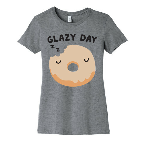 Glazy Day Donut Womens T-Shirt