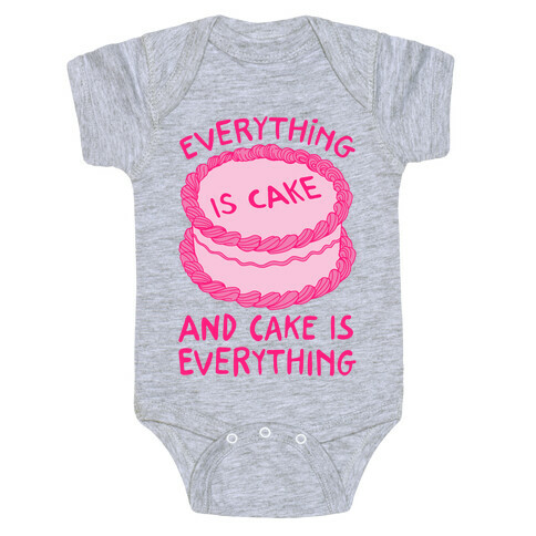 Everything Is Cake  Baby One-Piece