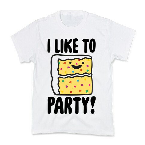I Like To Party Cake Parody Kids T-Shirt