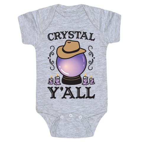 Crystal Y'all Baby One-Piece