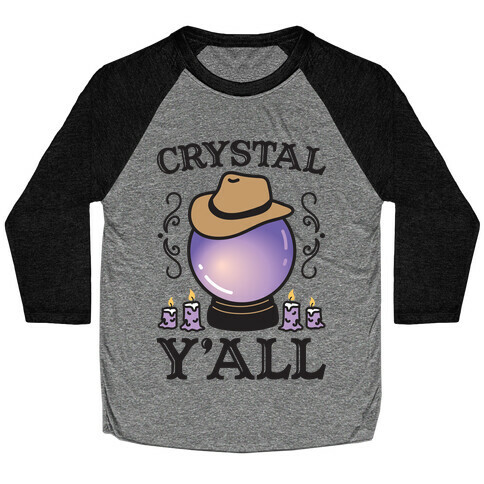 Crystal Y'all Baseball Tee