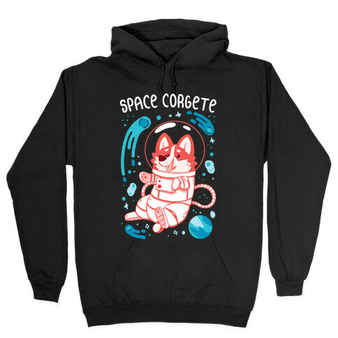 Space Corgete Hooded Sweatshirt