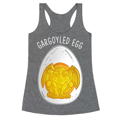 Gargoyled Egg Racerback Tank Top