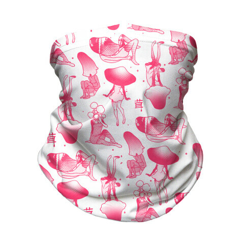 Mushroom Girl Neck Gaiter