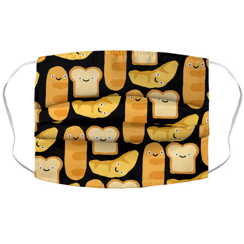 All My Friends Are Bread Accordion Face Mask