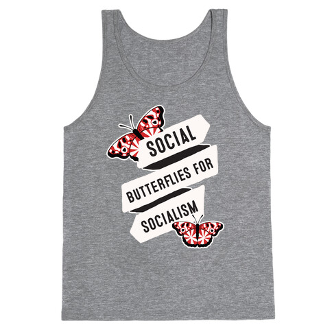 Social Butterflies for Socialism Tank Top