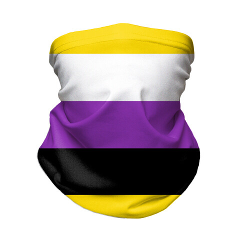 Non Binary Pride Flag Neck Gaiter