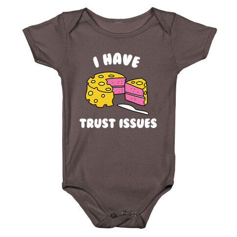 Trust Issues Cake Baby One-Piece