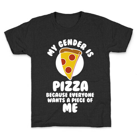 My Gender Is Pizza Kids T-Shirt