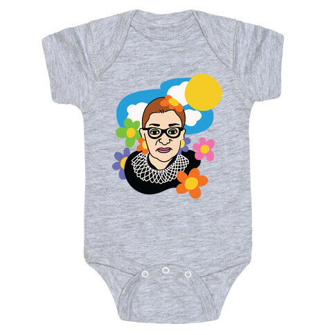 RBG Flower Power Baby One-Piece