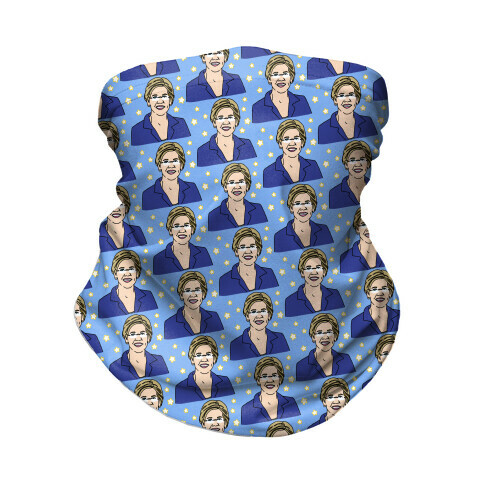 Elizabeth Warren Pattern Neck Gaiter