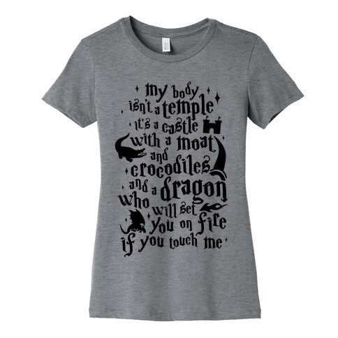 My Body Isn't A Temple Womens T-Shirt