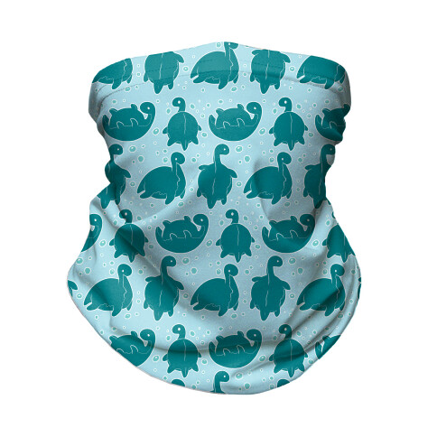 Cute Nessie Pattern Neck Gaiter