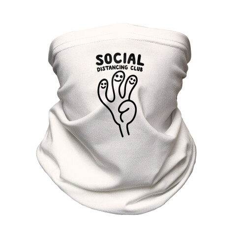 Social Distancing Club Neck Gaiter