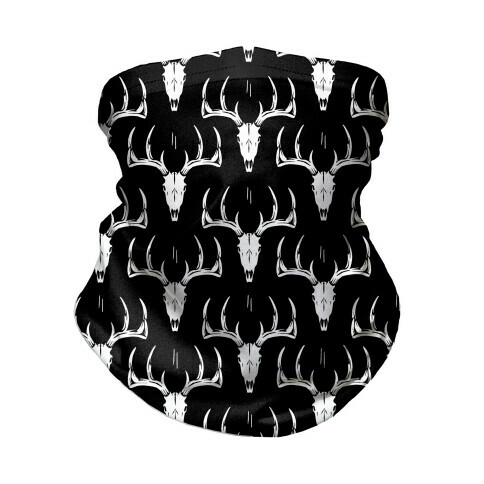 Deer Skull Pattern Neck Gaiter