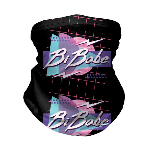 Bi Babe 80s Retro  Neck Gaiter