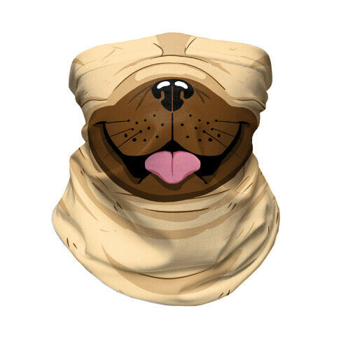 Pug Mouth  Neck Gaiter