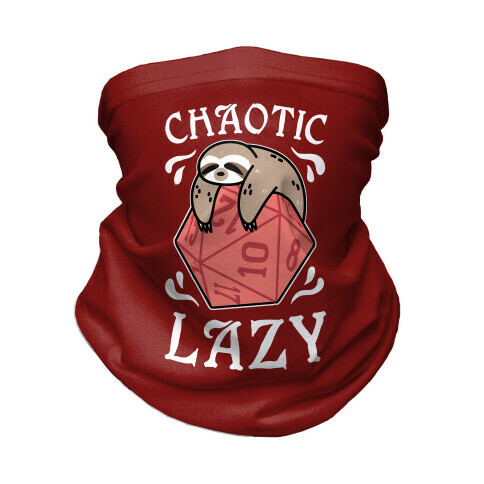 Chaotic Lazy Neck Gaiter