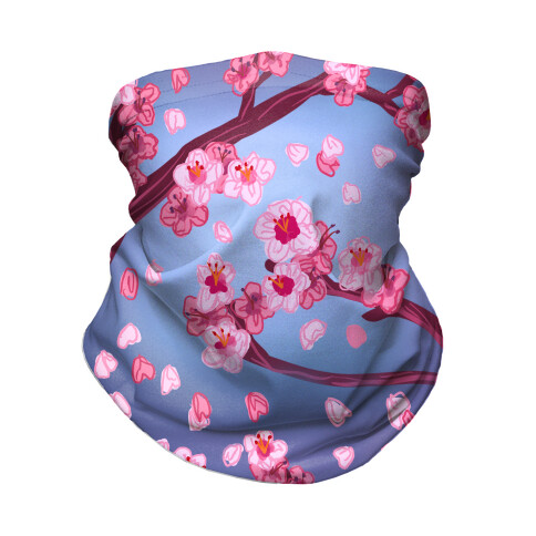 Cherry Blossom Painting Neck Gaiter