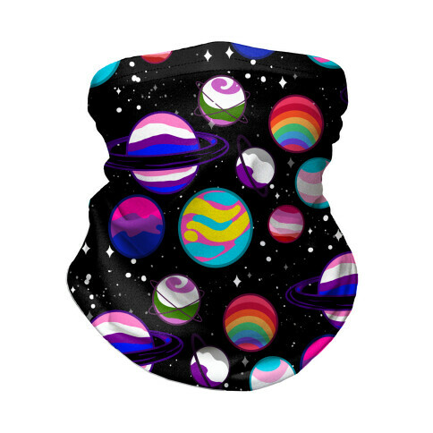 LGBTQ+ Planets Neck Gaiter