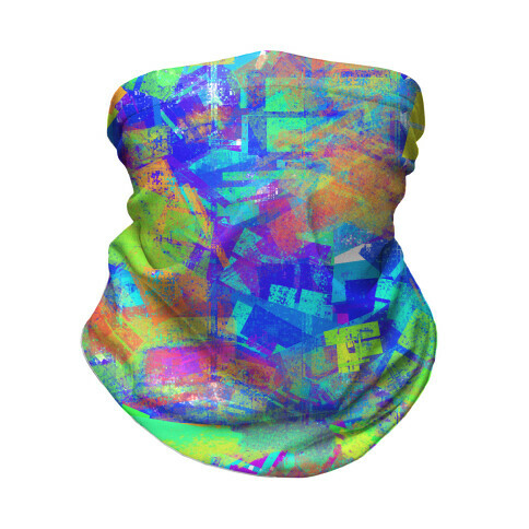 Abstract Psychedelic  Neck Gaiter