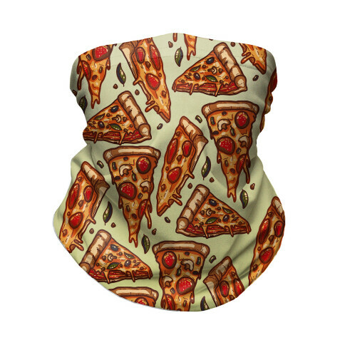 Pizzas Pattern Neck Gaiter