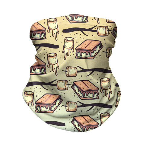 S'mores Pattern Neck Gaiter