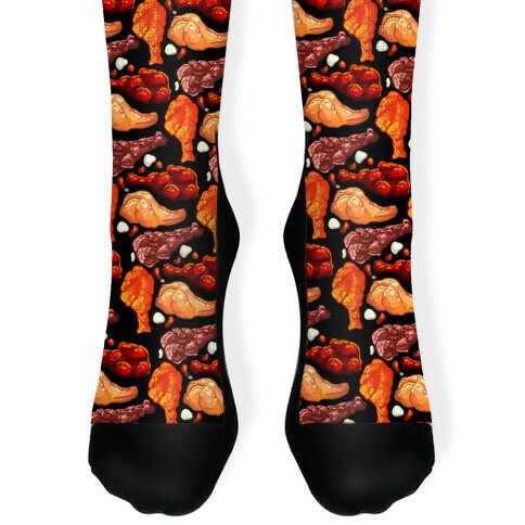 Chicken Wings Pattern Sock