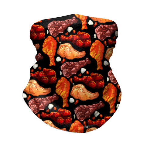 Chicken Wings Pattern Neck Gaiter