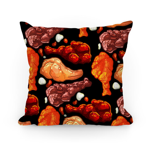 Chicken Wings Pattern Pillow